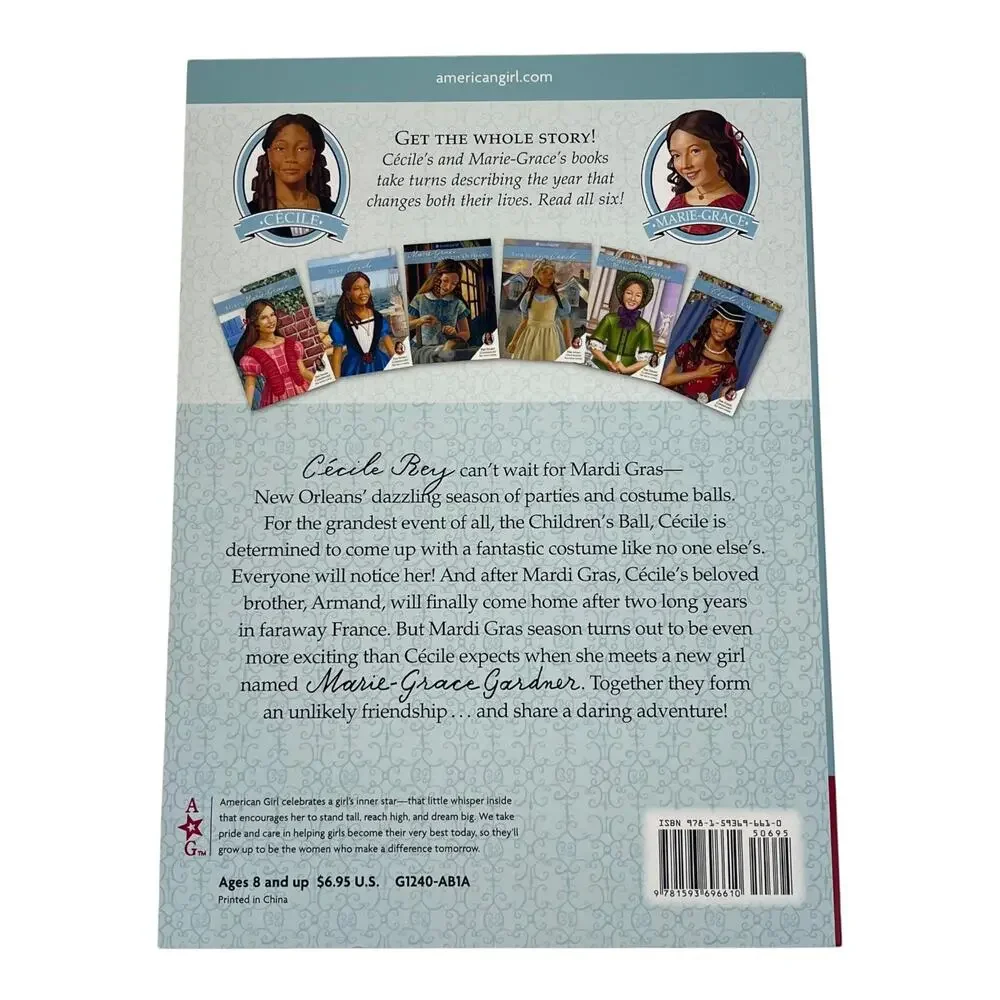 American Girl Cecile Meet Book 8.5